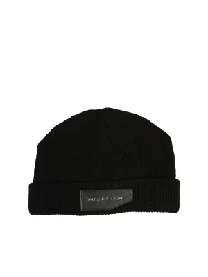 1017 ALYX 9SM Logo Patch Ribbed Knit Beanie