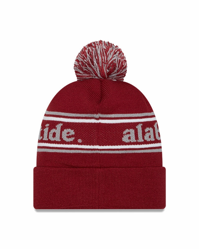Alabama Crimson Tide Crimson New Era Marquee Cuffed Knit Hat with Pom