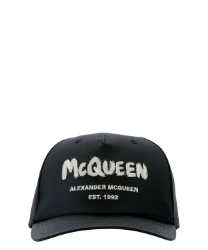 Alexander McQueen Graffiti Logo Baseball Cap