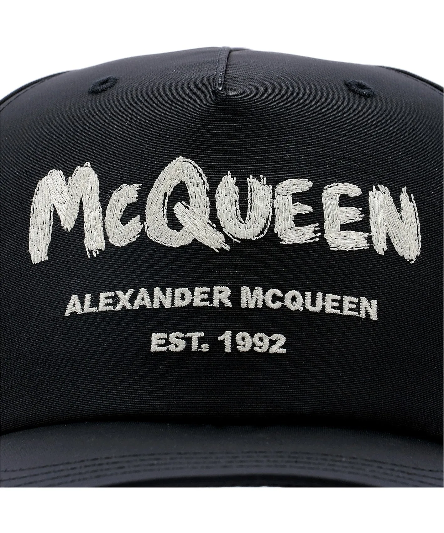 Alexander McQueen Graffiti Logo Baseball Cap
