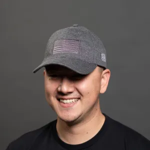 Blackout Flag Stretch Fit Hat - Gray