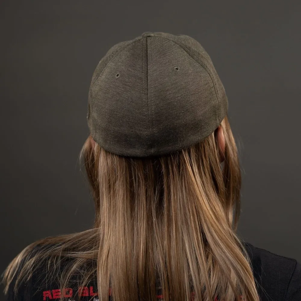 Blackout Flag Stretch Fit Hat - Military Green