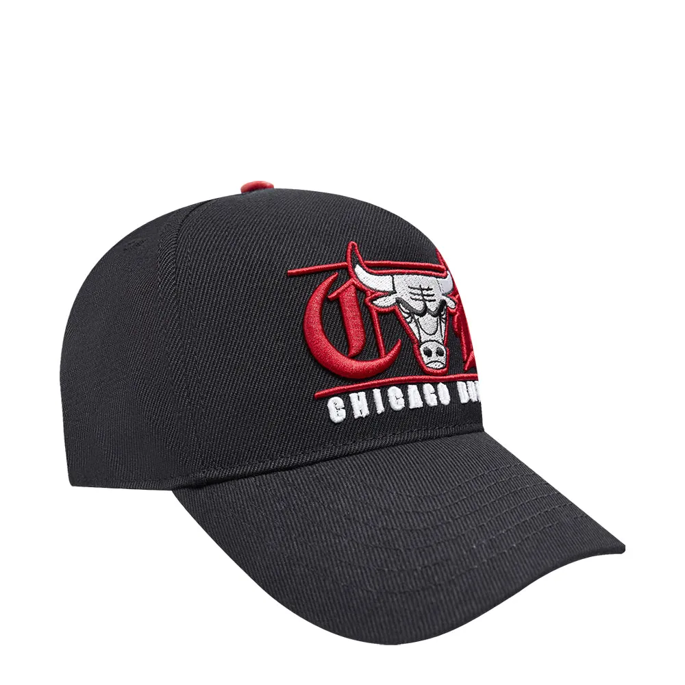 Bulls Loyalty Triple Front Pinch Front Snapback