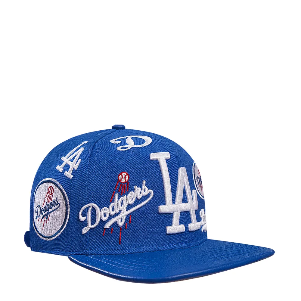 Dodgers Multi-Logo Wool Strapback