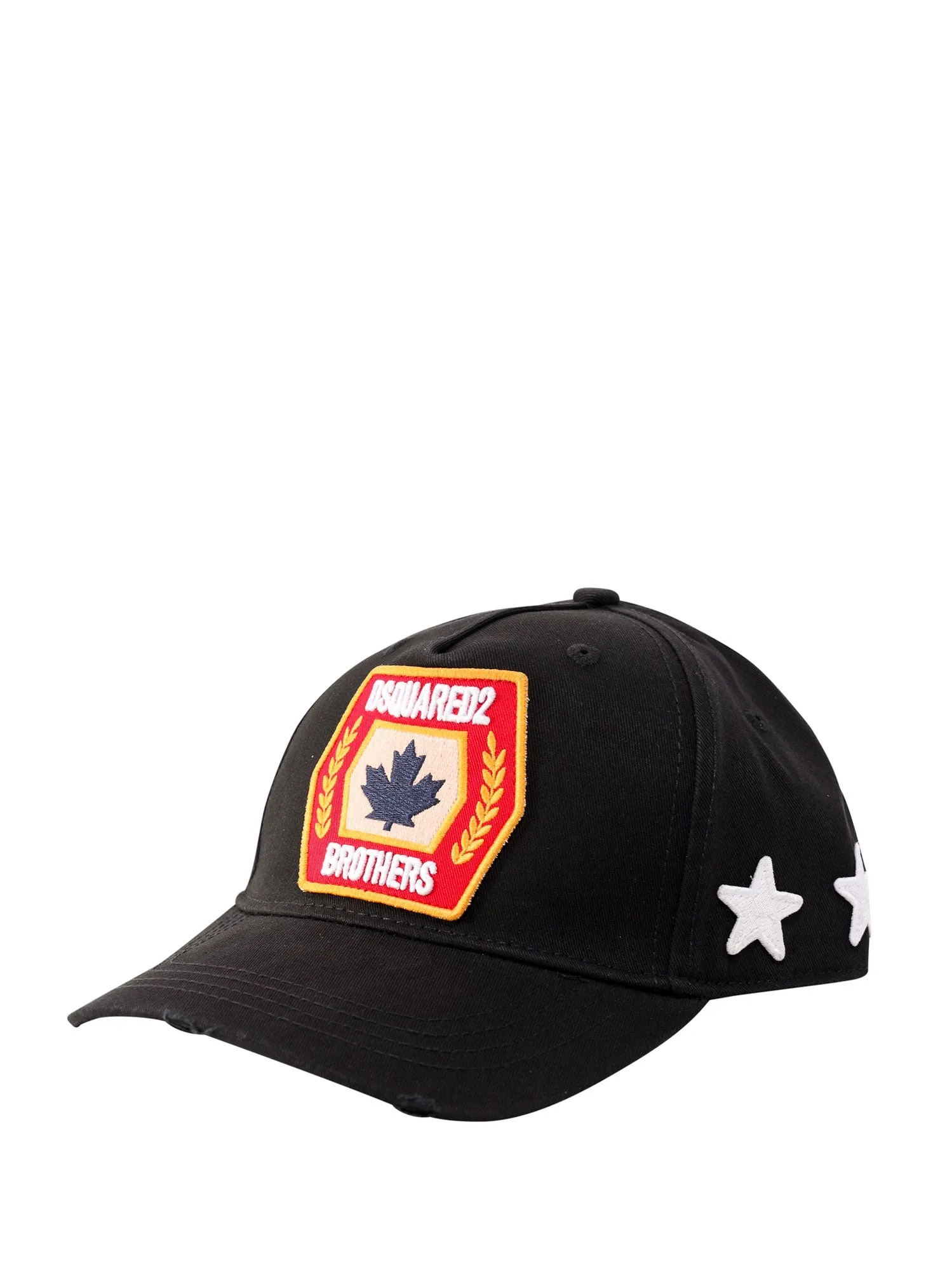 Dsquared2 Distressed Logo Embroidered Baseball Cap