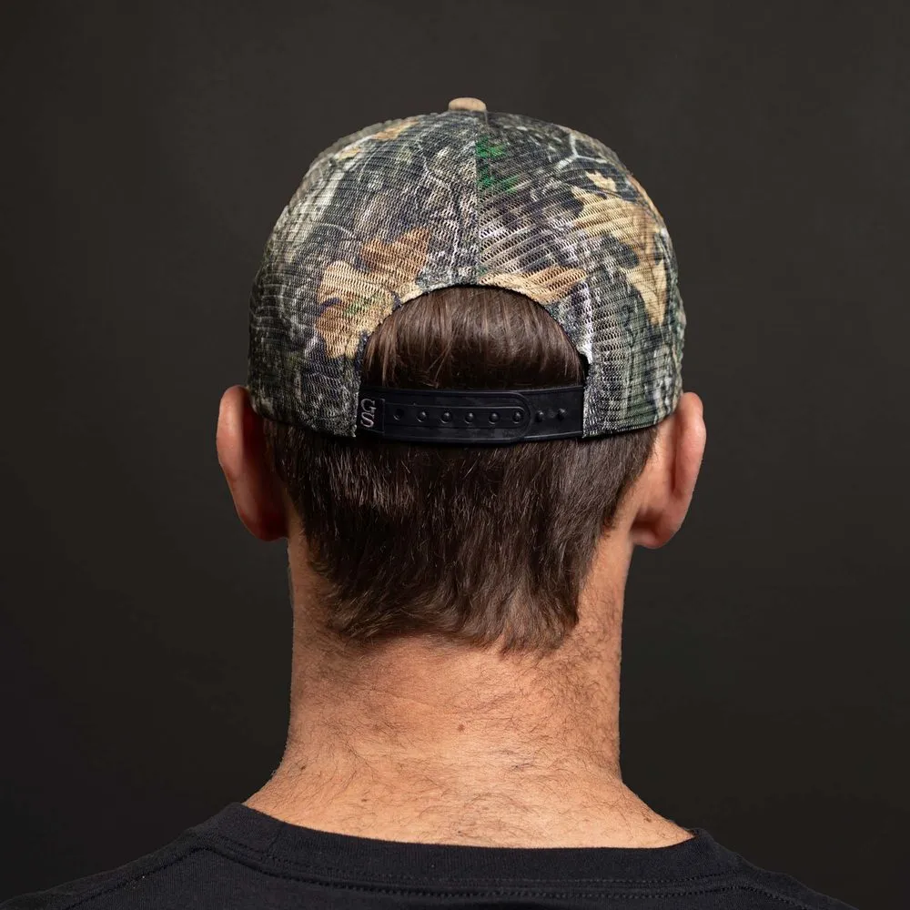Embroidered American Flag Realtree Edge® Camo Mesh Hat