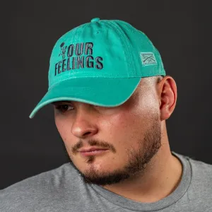 F*ck Your Feelings Dad Hat - Aqua