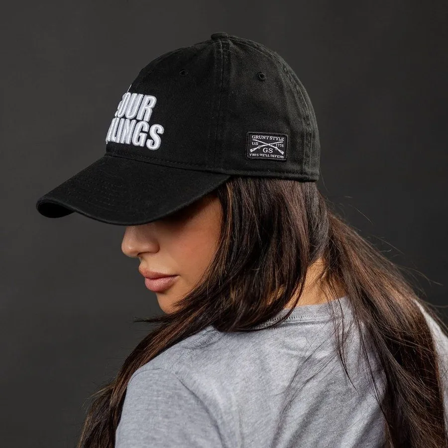 F*ck Your Feelings Dad Hat - Black