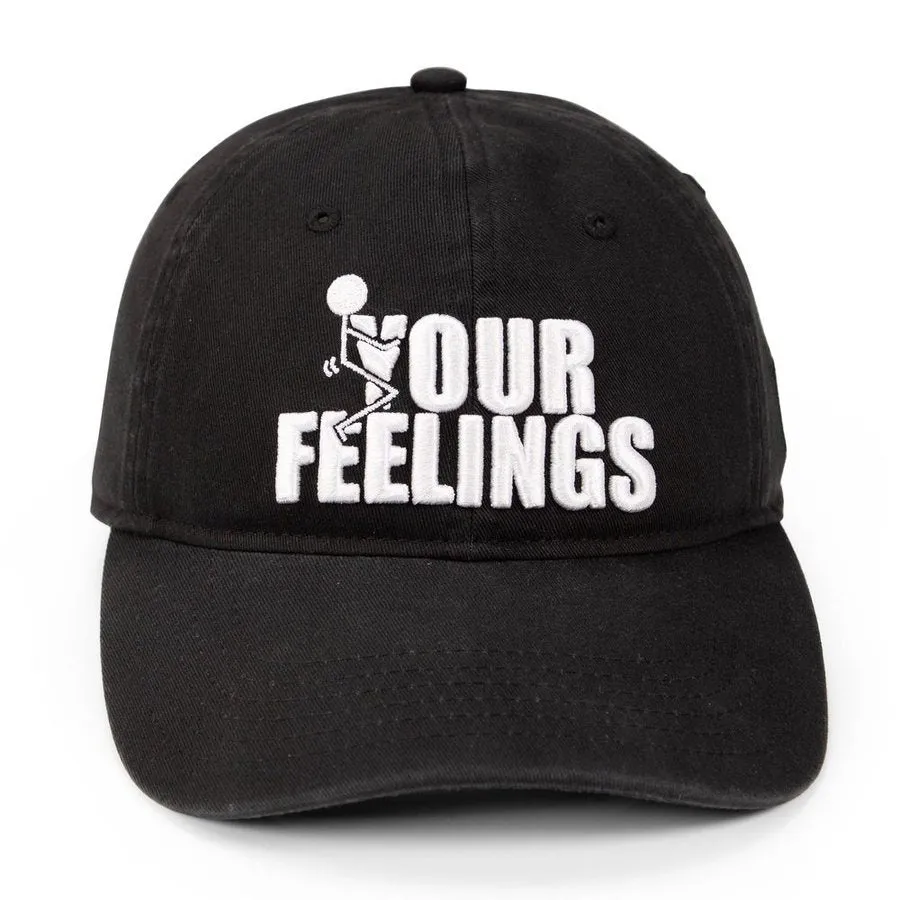 F*ck Your Feelings Dad Hat - Black