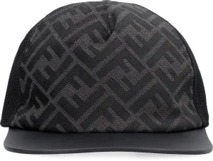 Fendi FF Motif Jacquard Baseball Cap