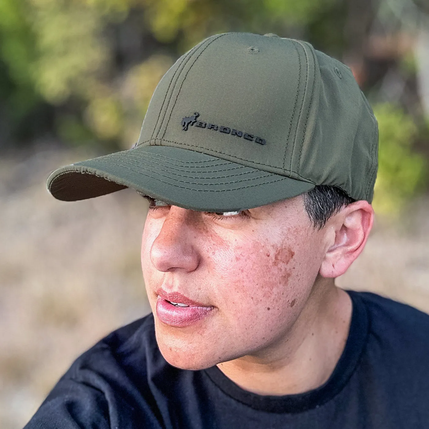 Ford Bronco Off-Set Logo Stretch Fit Hat