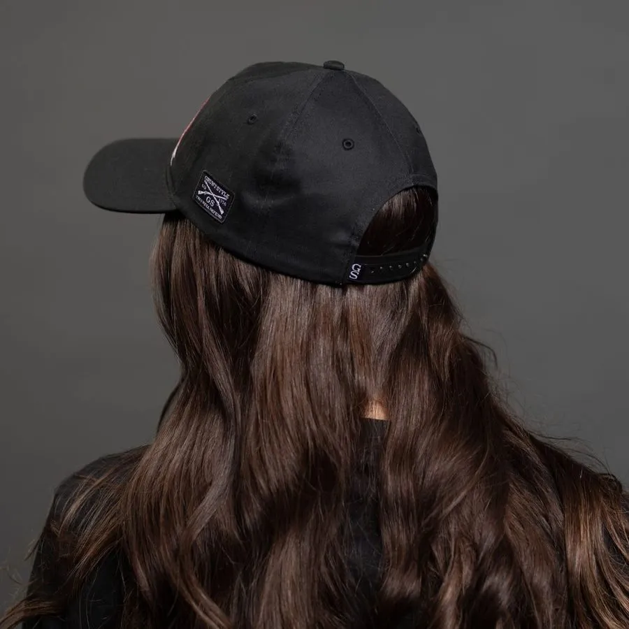 Freedom Angel Dad Hat - Black