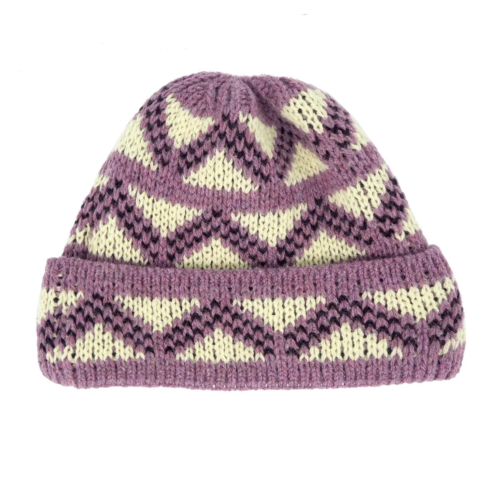 Geo Beanie - Purple