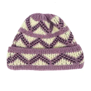 Geo Beanie - Purple