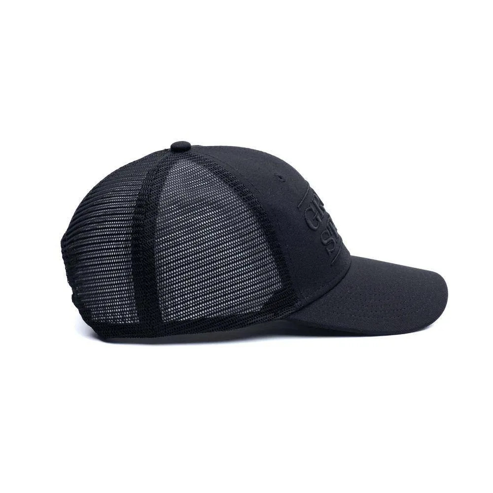 Grunt Style Stacked Logo - Black Hat