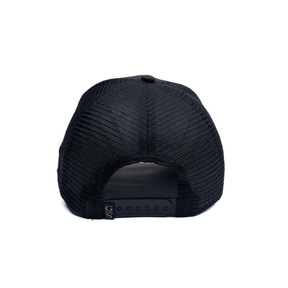 Grunt Style Stacked Logo - Black Hat