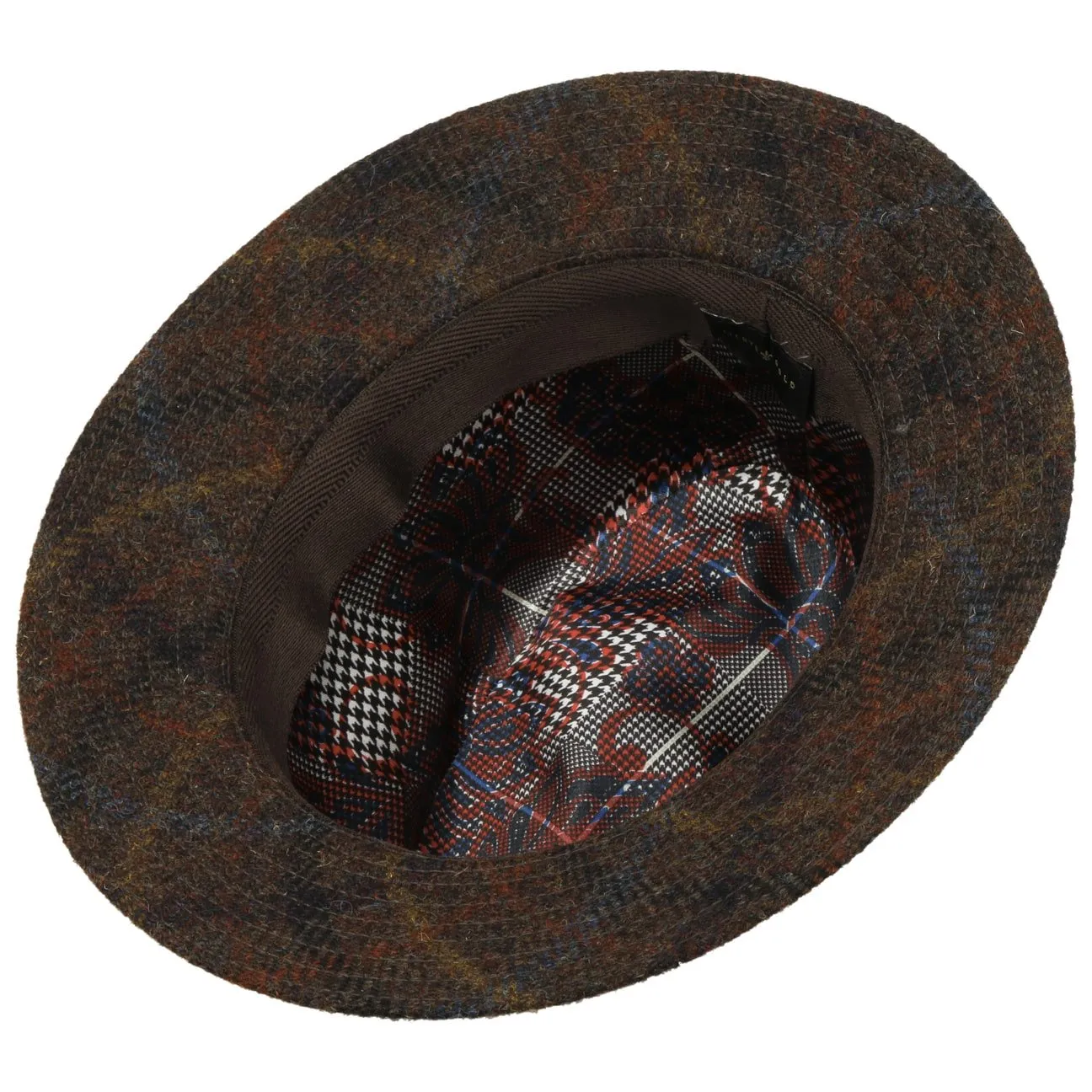 Harris Tweed Wool Hat by Lierys Gold