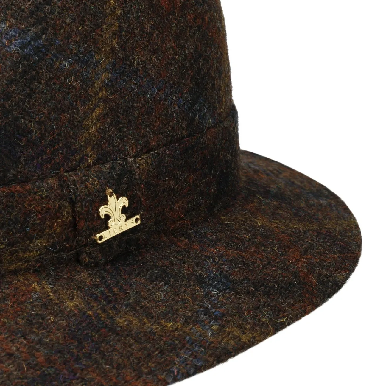 Harris Tweed Wool Hat by Lierys Gold