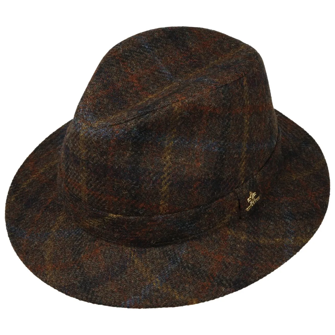 Harris Tweed Wool Hat by Lierys Gold