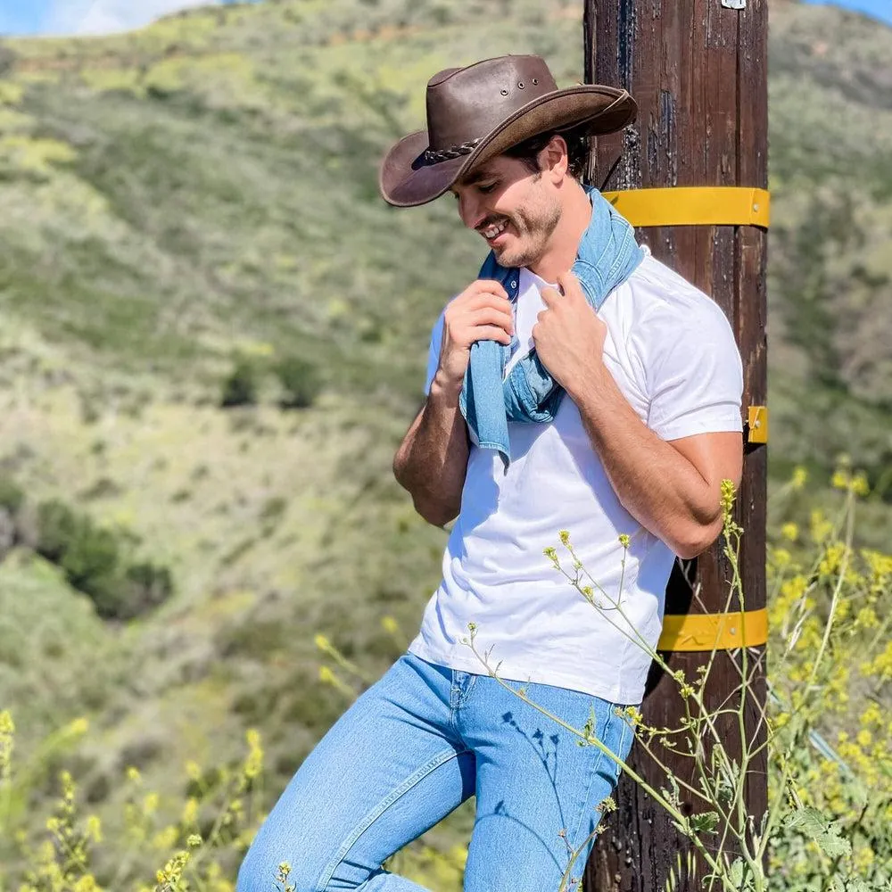 Hollywood Leather Cowboy Hat by American Hat Makers