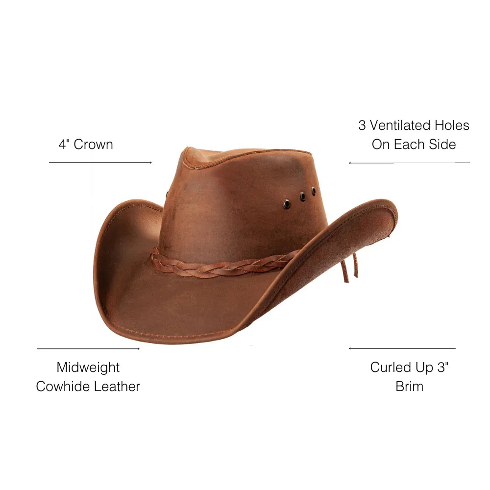 Hollywood Leather Cowboy Hat by American Hat Makers