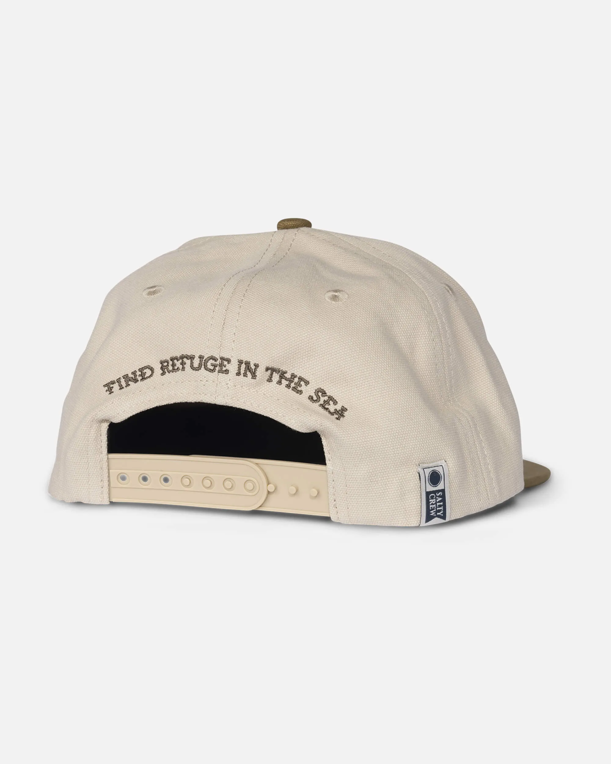 Hopper  5 Panel - Oyster/Brown