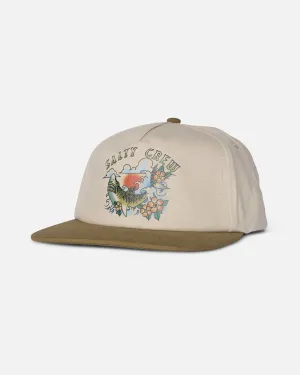 Hopper  5 Panel - Oyster/Brown