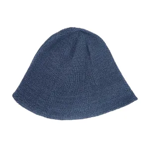 Knit Tulip Hat - Indigo