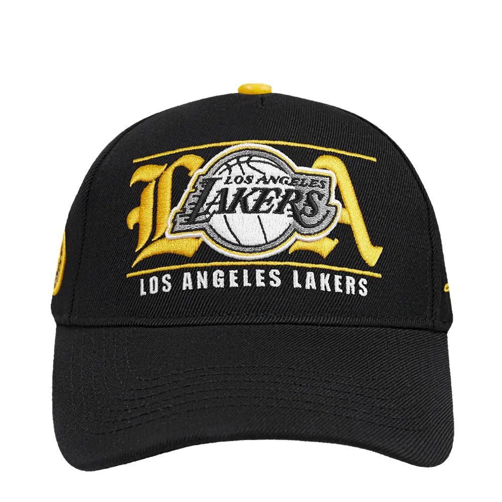Lakers Loyalty Triple Front Pinch Front Snapback