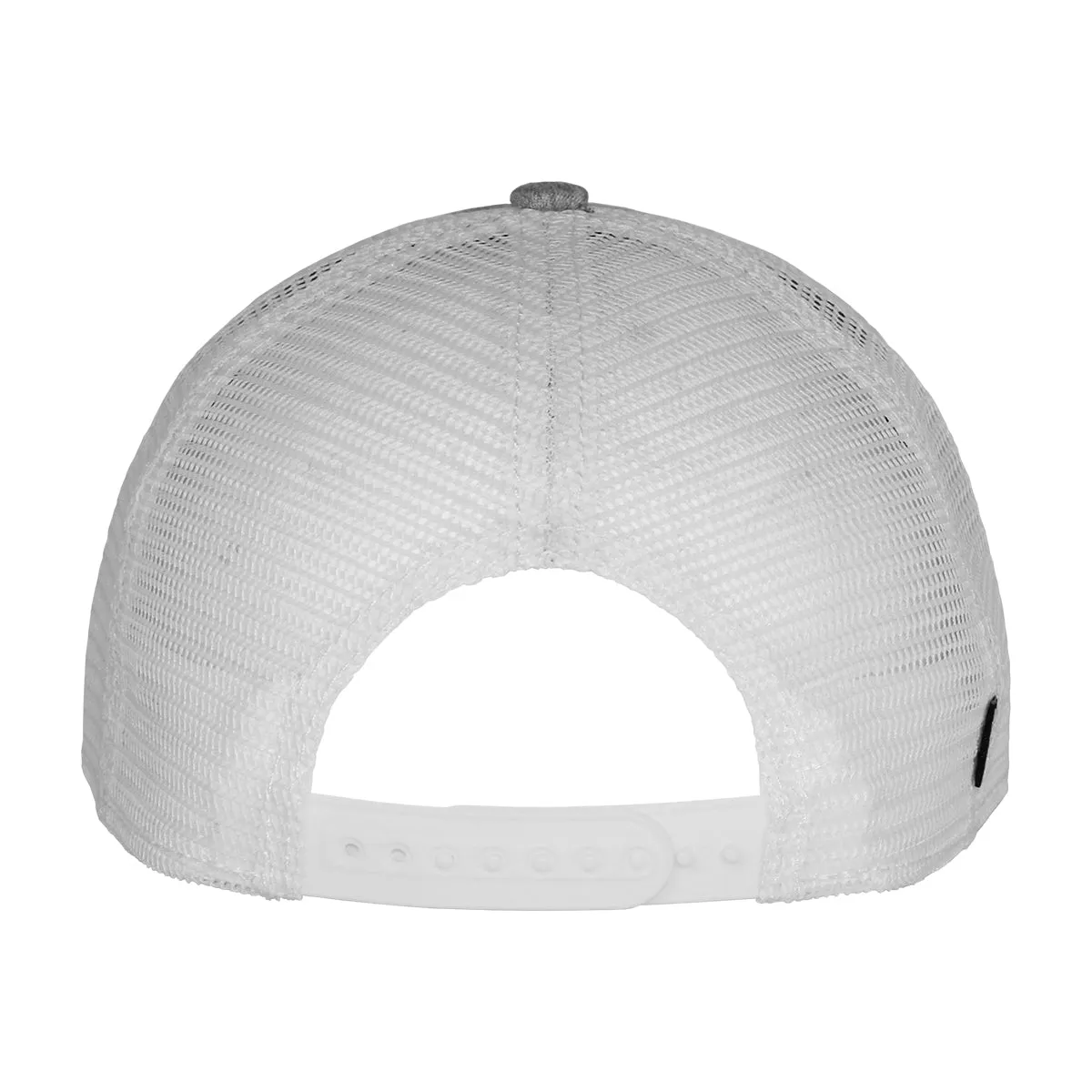 Legacy Florida State Seminoles Unconquered Silhouette Patch Adjustable Mid-Pro Snapback Cap - Melange Grey/White