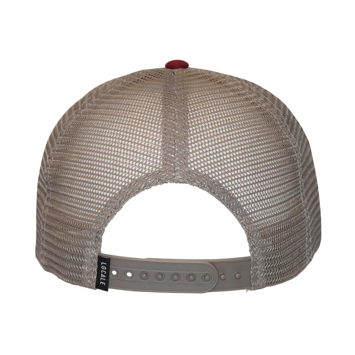 Legacy Renegade/Osceola Sublimated Design Adjustable 5 Panel Cap - Garnet/Khaki