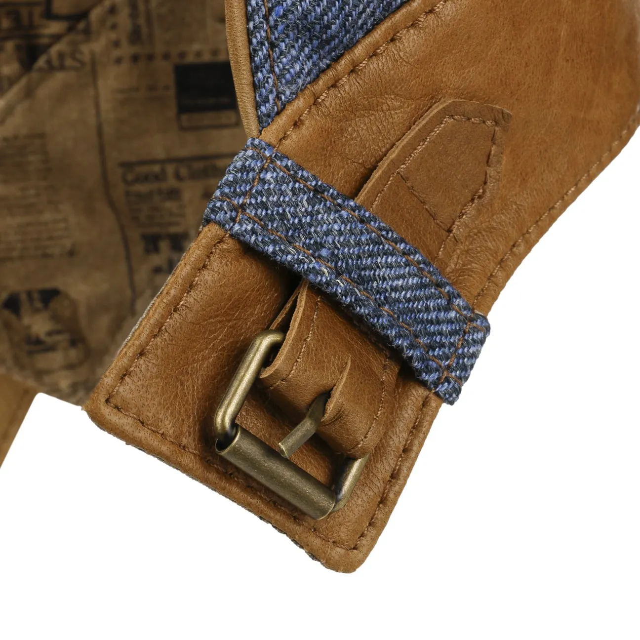 Linen Aviator Helmet with Leather by Stetson