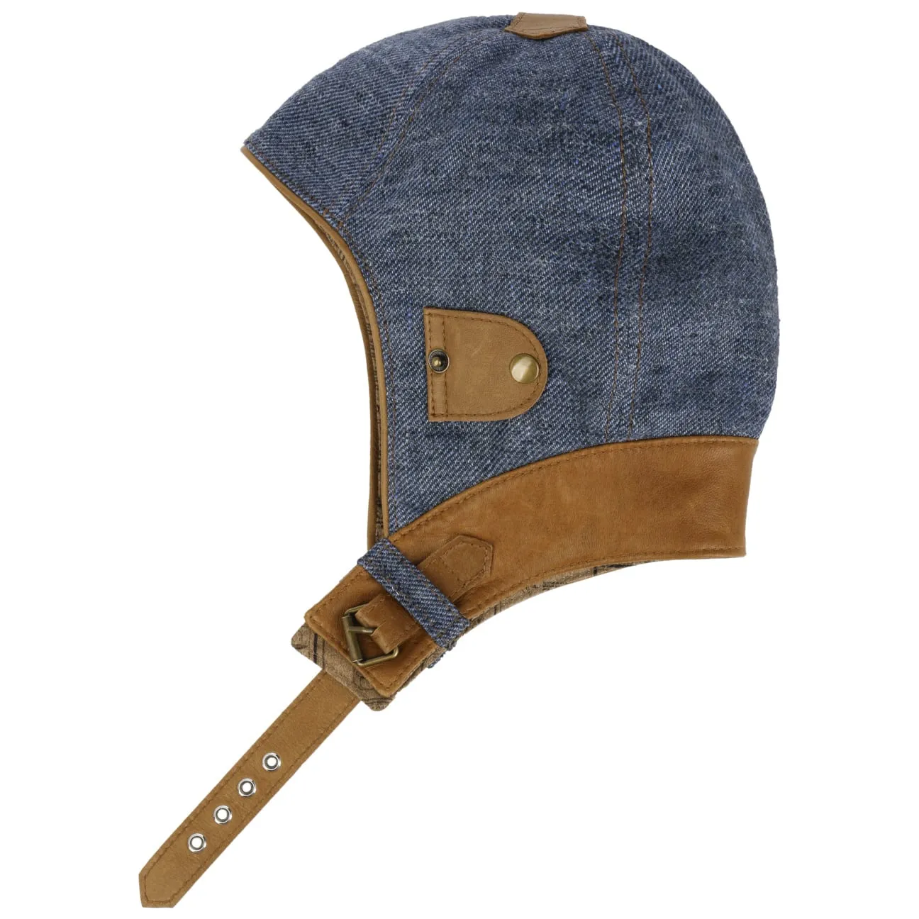 Linen Aviator Helmet with Leather by Stetson