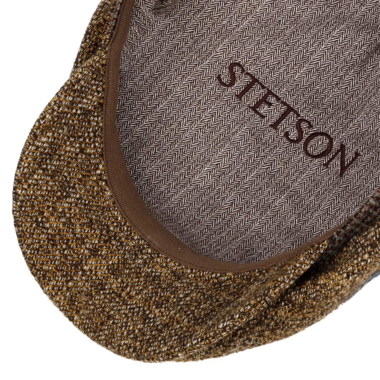 Mandeo Driver Patchwork Flat Cap by Stetson