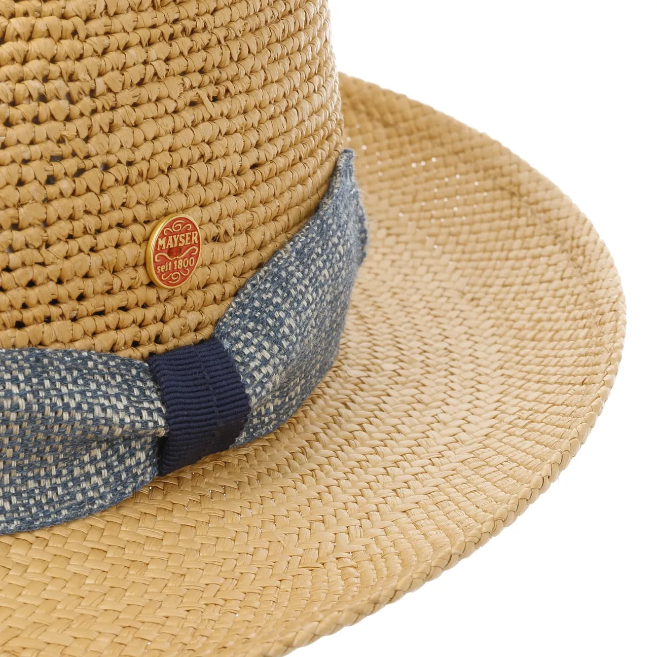 Manuel Crochet Trilby Panama Hat by Mayser