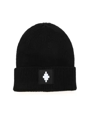 Marcelo Burlon County Of Milan Logo Patch Beanie