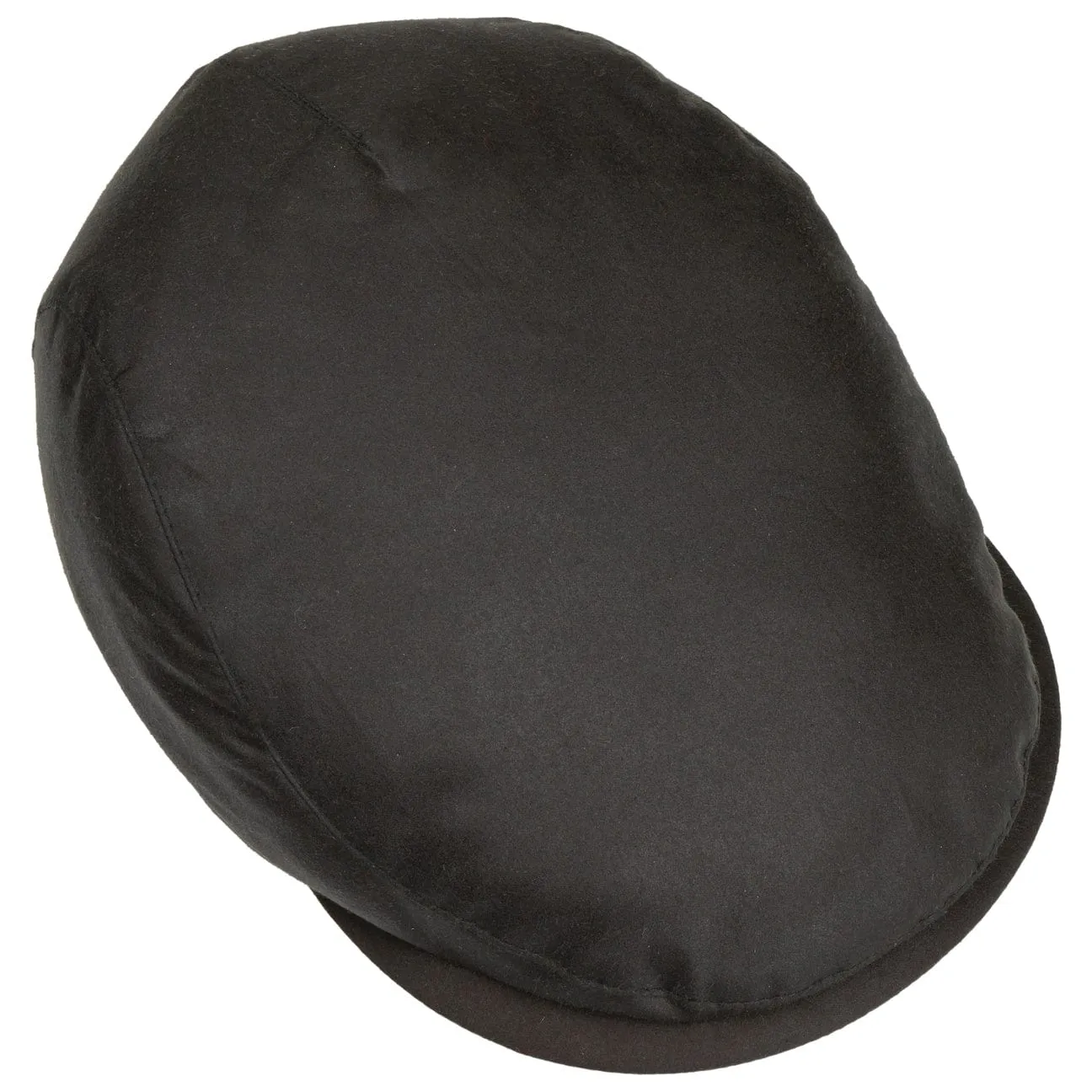 Matteo Plus Waxed Cotton Flat Cap by Mayser