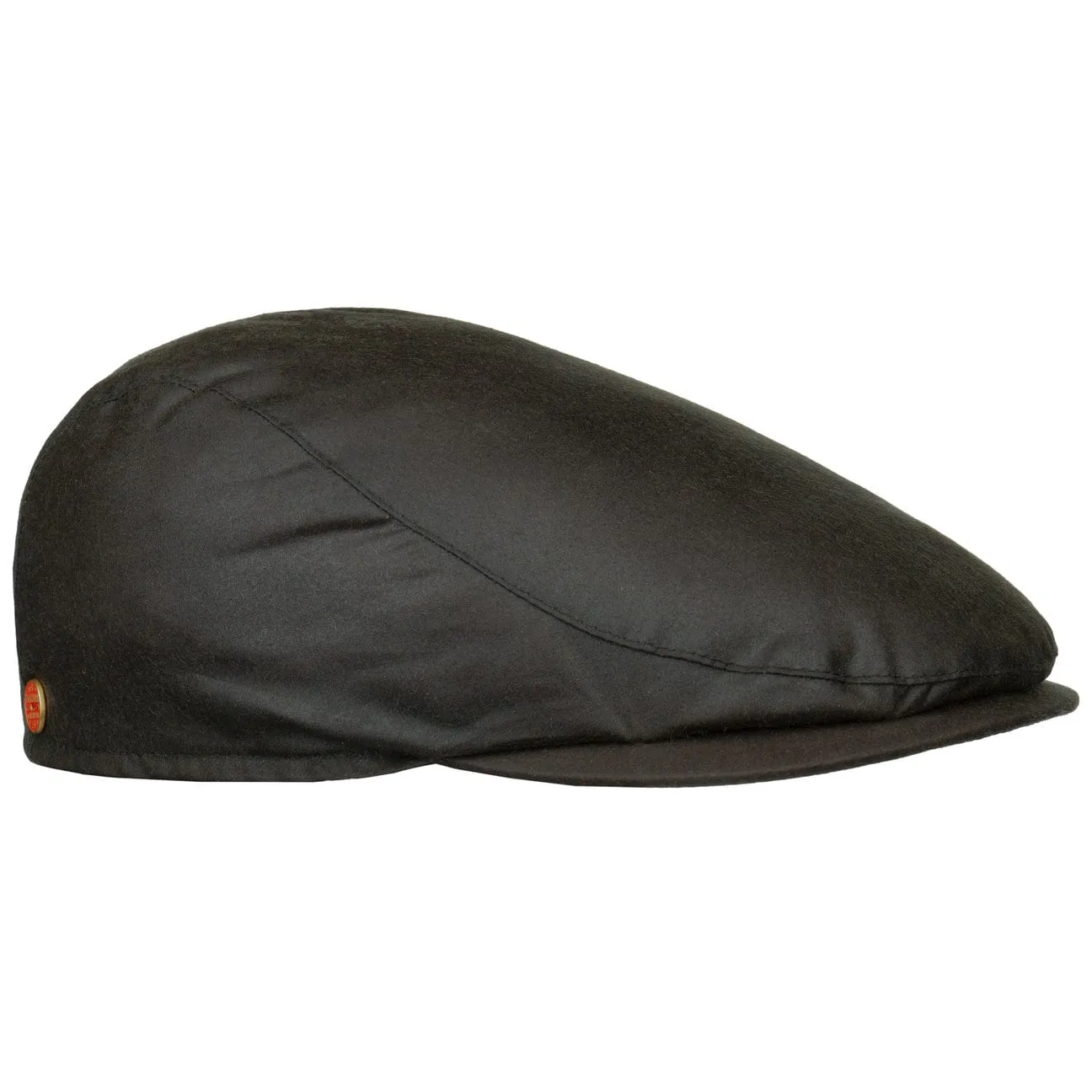 Matteo Plus Waxed Cotton Flat Cap by Mayser