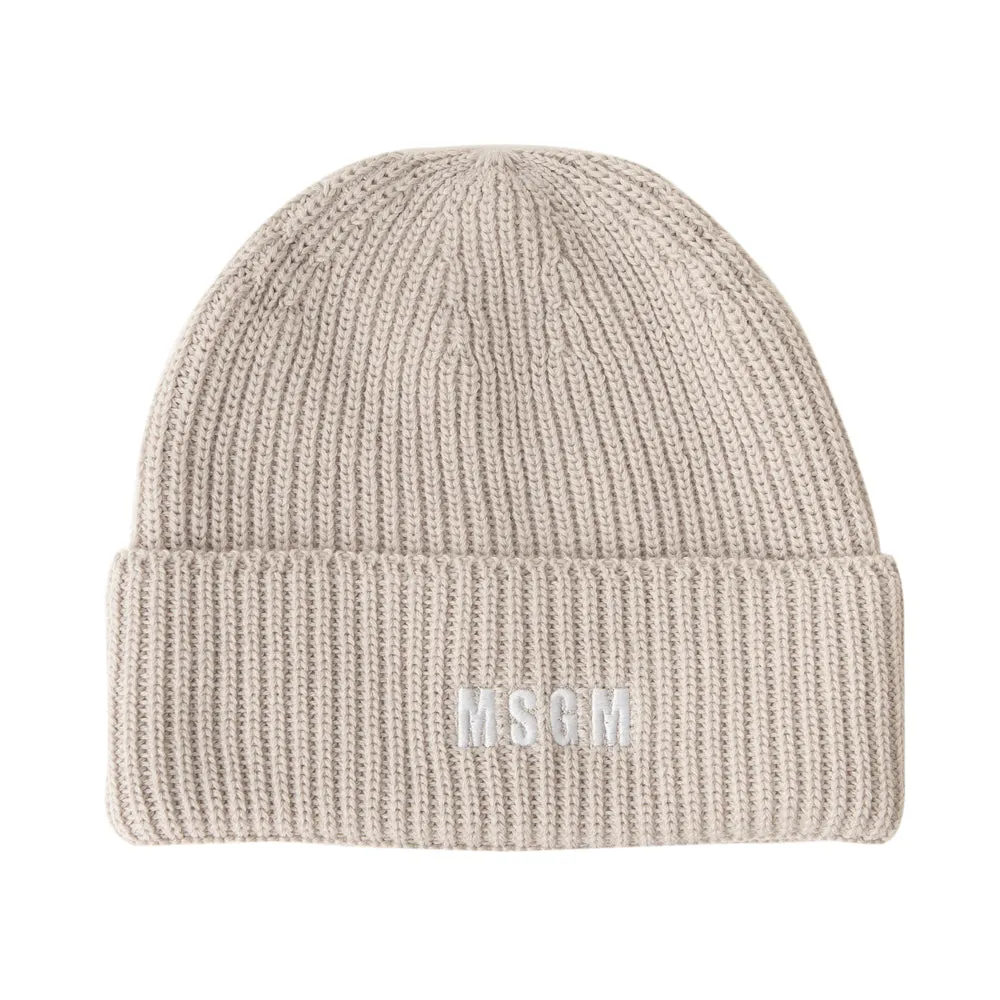 Men's Msgm Cappello Beanie Grey