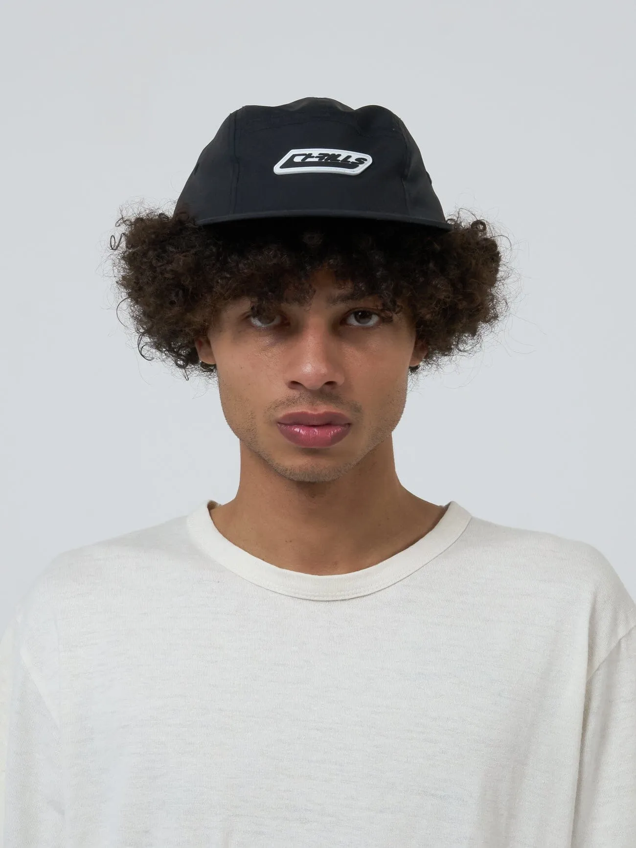 Midnight Runner Curved 5 Panel Cap - Black