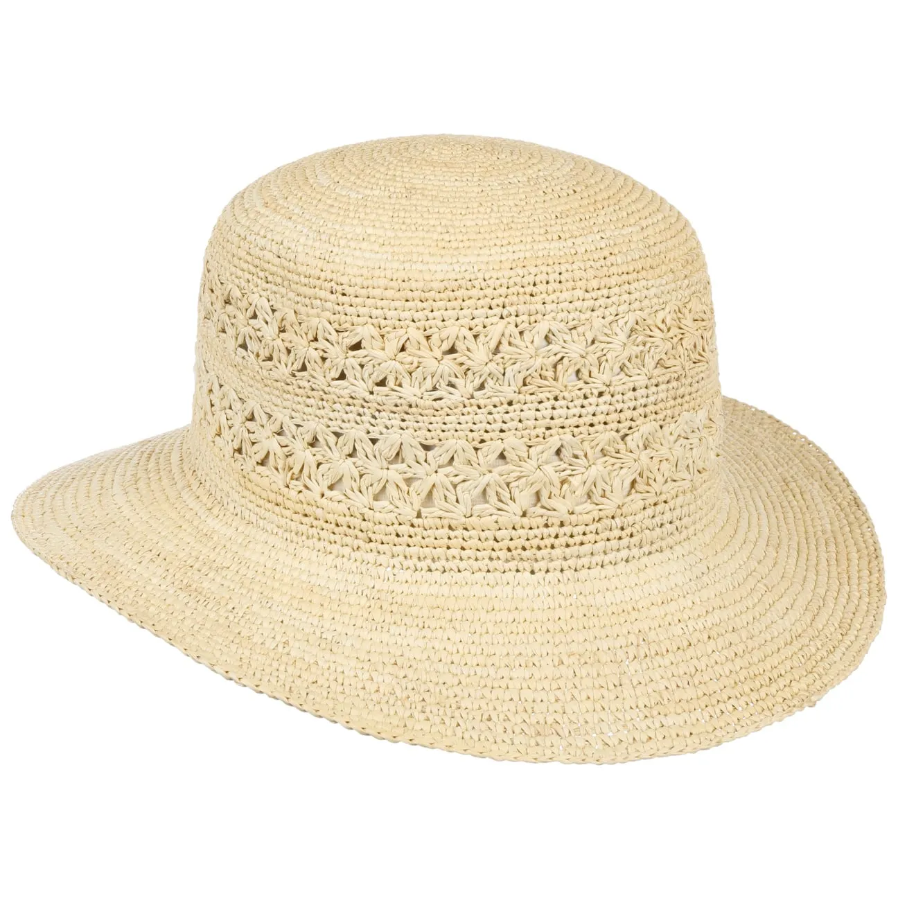 Moriah Crochet Cloche Panama Hat by Mayser