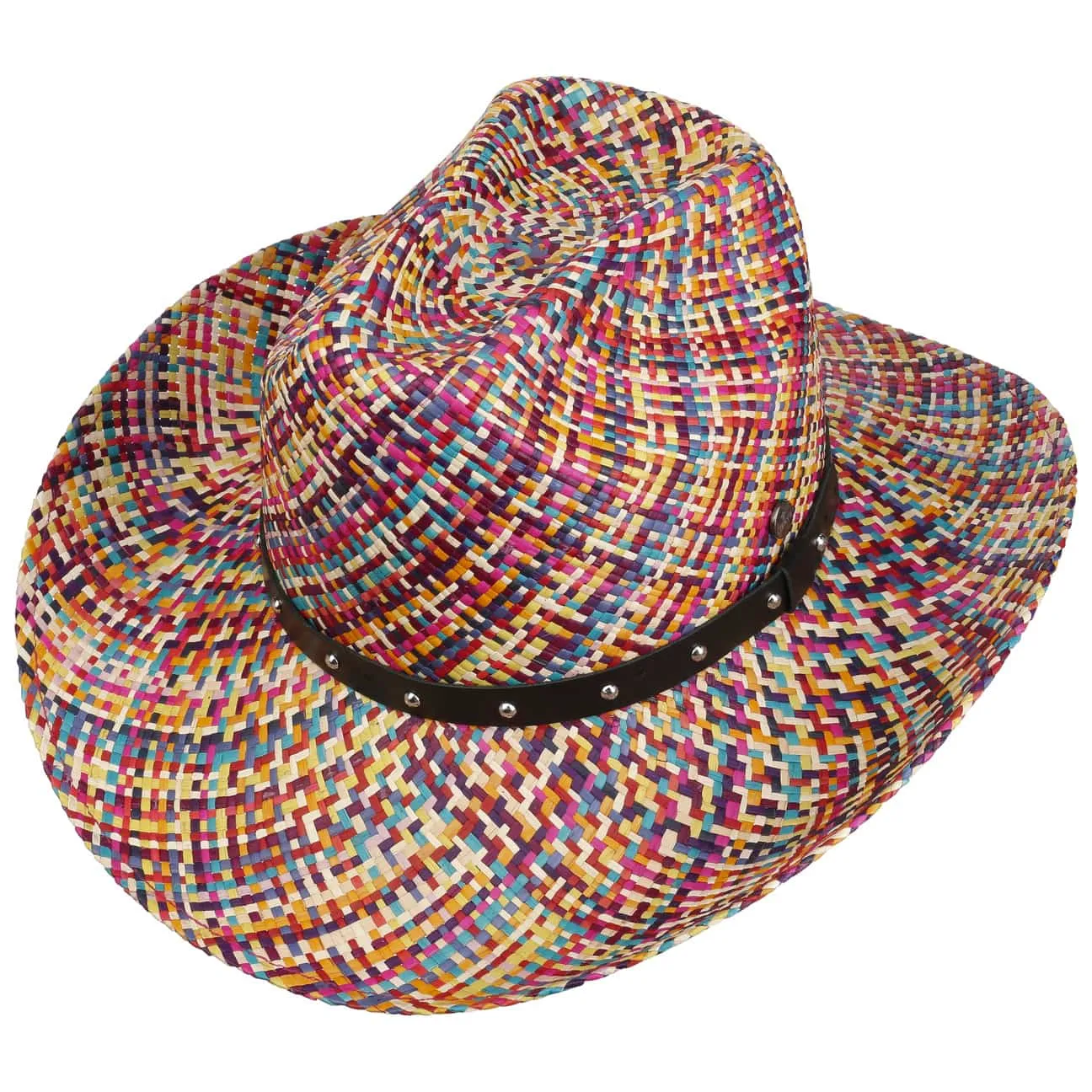 Multicolour Cattleman Panama Hat by Lierys