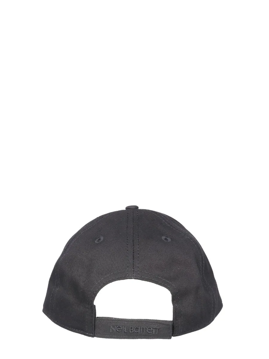 Neil Barrett Logo Patch Baseball Cap