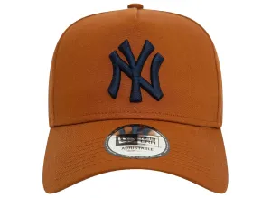 New Era League Essentials E-Frame New York Yankees Snapback Hat in Burnt Orange