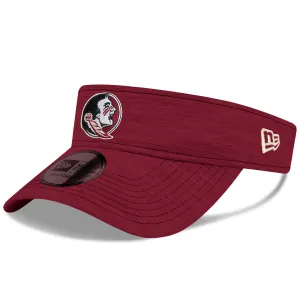 New Era Men's Seminole Logo Adjustable Visor - Garnet