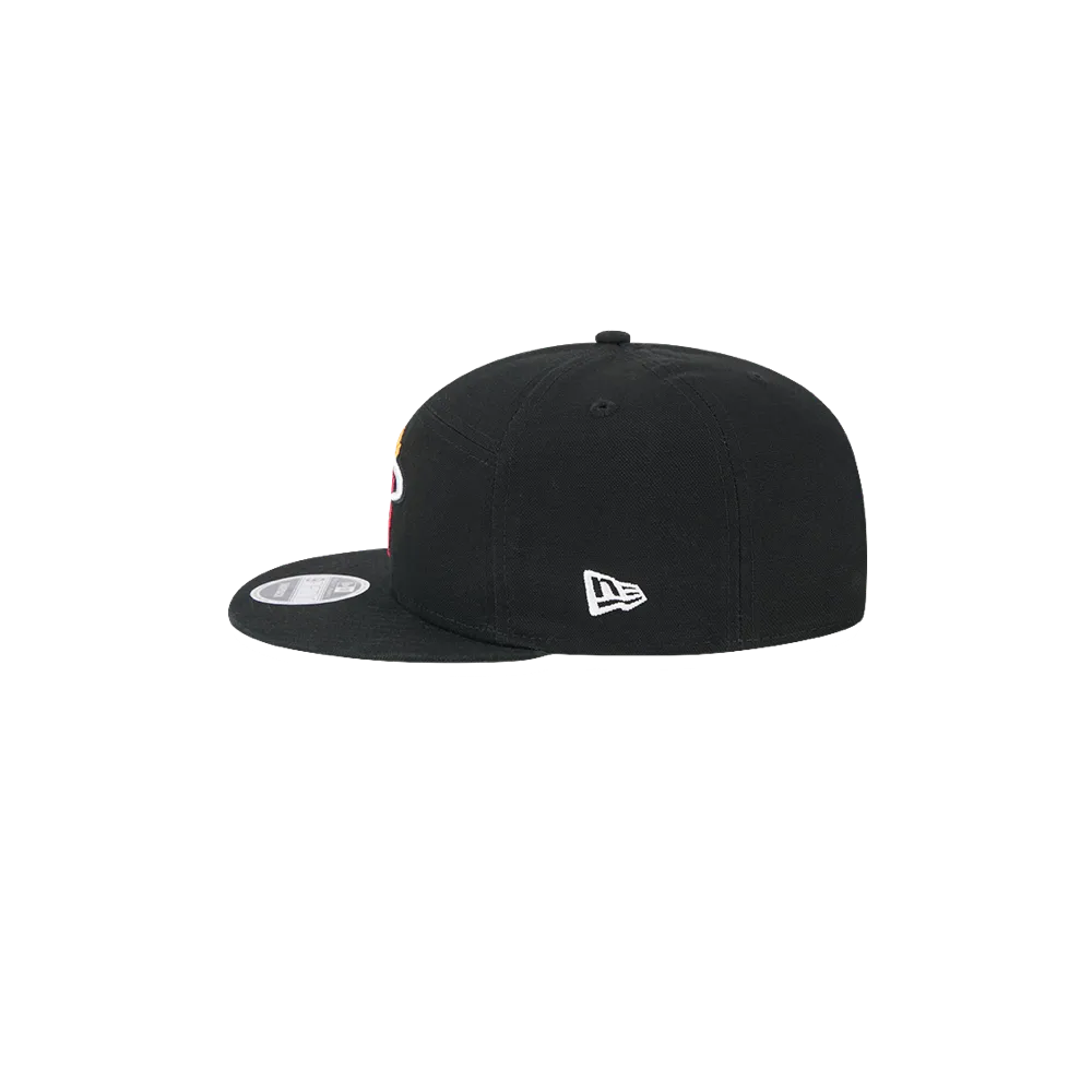 New Era Miami HEAT Cotton Canvas Snapback