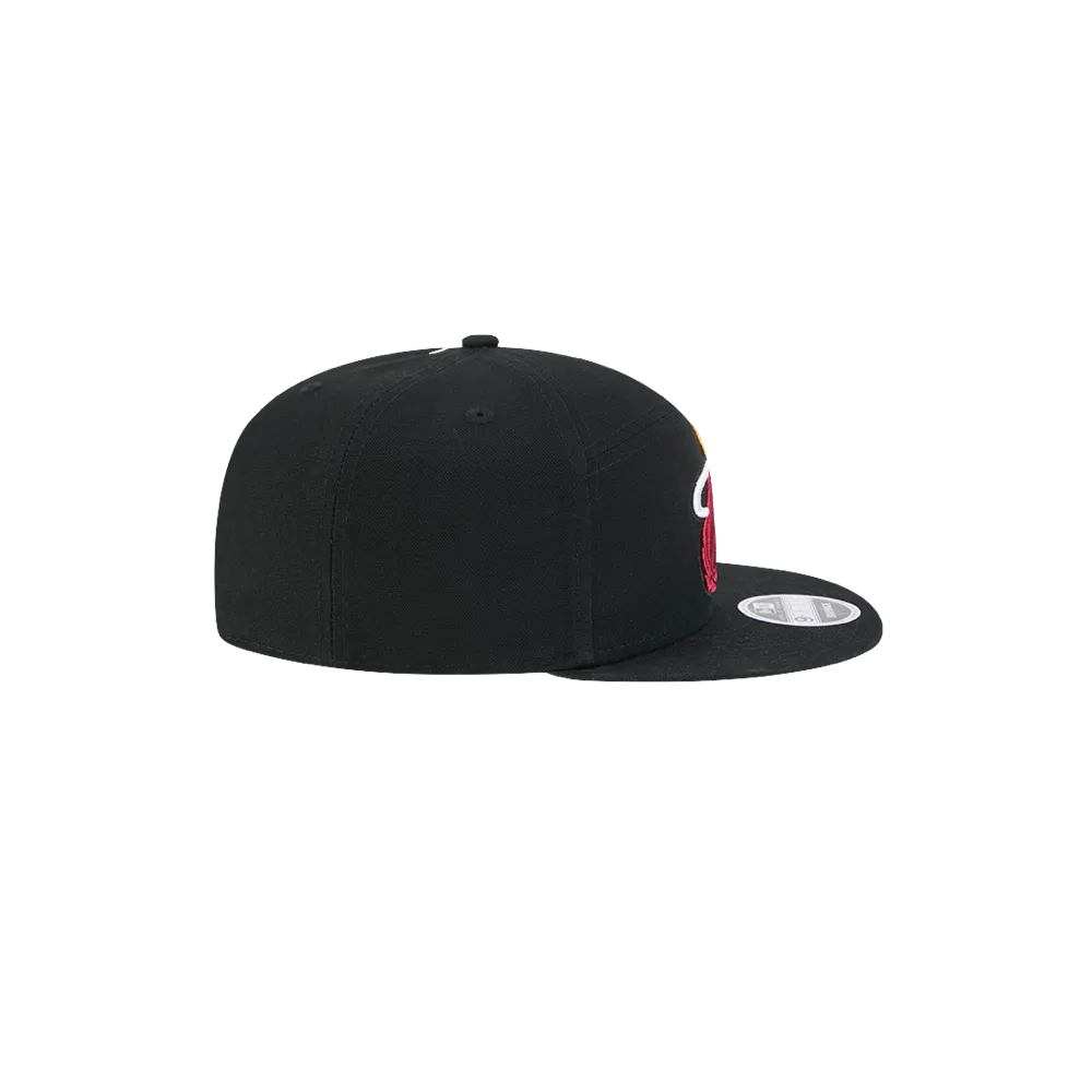 New Era Miami HEAT Cotton Canvas Snapback
