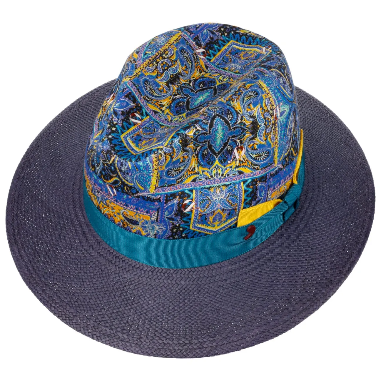 Palcanto Panama Brim Linen Hat by Alfonso D'Este