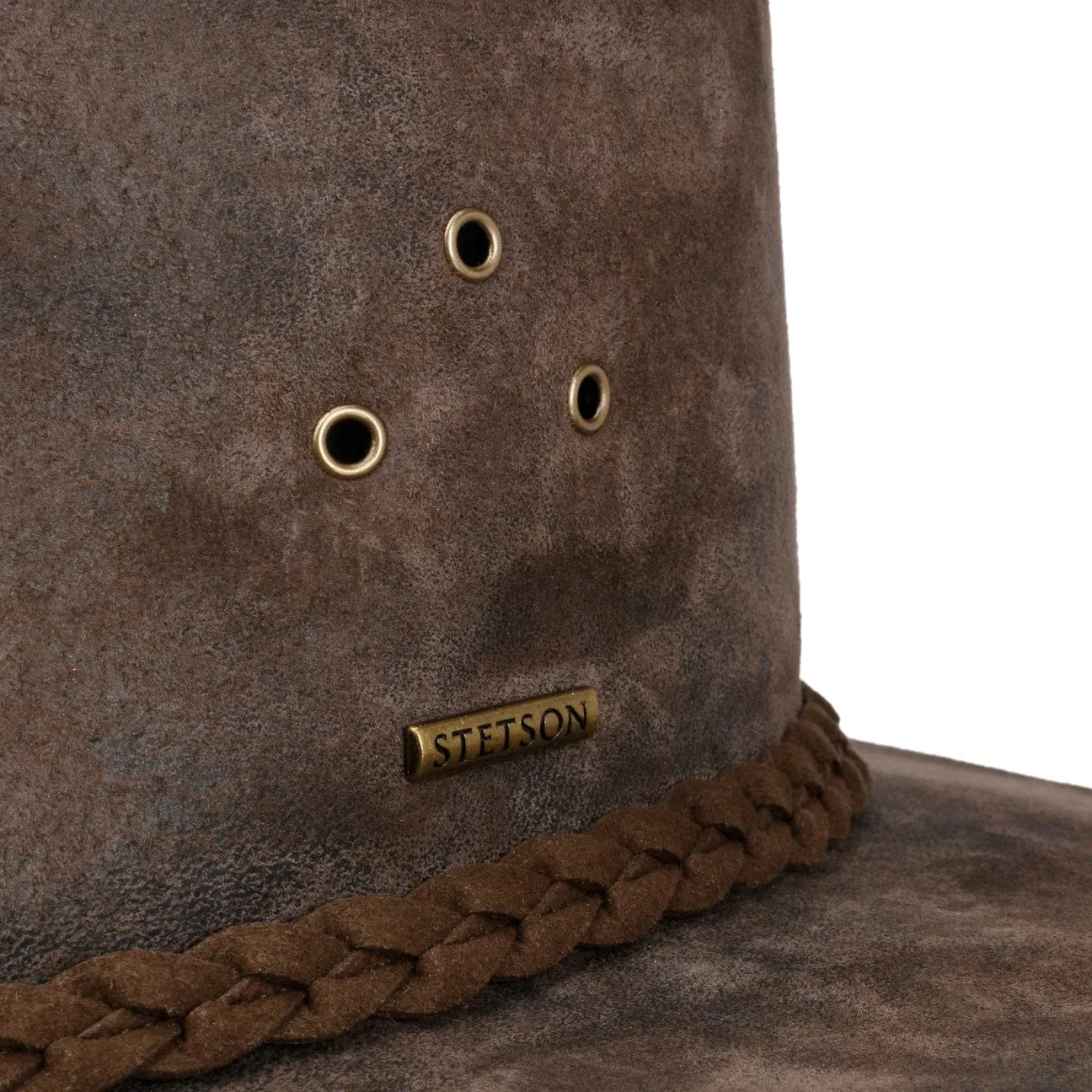 Pigskin Western Leather Hat by Stetson