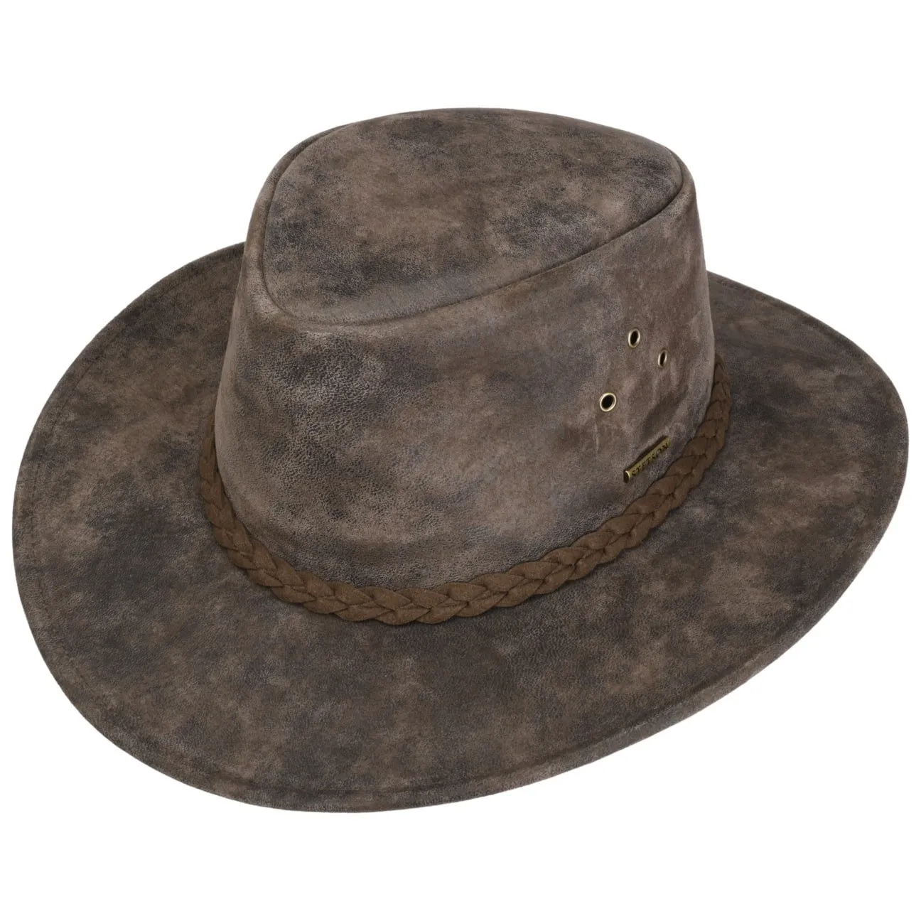 Pigskin Western Leather Hat by Stetson